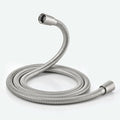 Brushed Nickel Shower Hose Extra Long 304 Stainless Steel Handheld Showerhead Hose, Anti Winding Interface, With Brass Insert And Nut - durable Rv Shower Hoses Replacement(Brushed Nickel, 59 Inches)