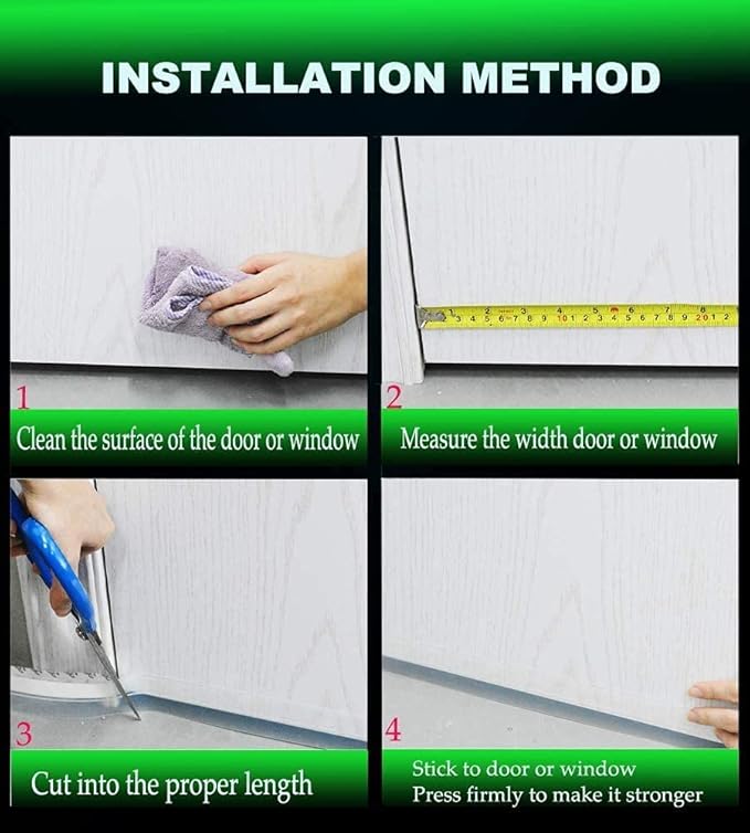 1.4in Brown Weather Stripping Door Seal – Heavy-Duty Silicone, Strong Adhesive, Seals Medium Gaps for Winter Cold Protection and Energy Efficiency