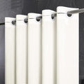 Furlinic Extra Wide No Hook Beige Shower Curtain 108x72 Inch,Polyester Fabric Waterproof Shower Curtain Liner with 14 Plastic Split Grommets,Washable Shower Curtains for Bathroom Hotel Spa Luxury