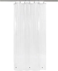 Barossa Design Narrow Shower Curtain Liner with 3 Magnets - 36" x 78", Waterproof PEVA Shower Liner for Small Long Bathroom Stall, PVC Free, Metal Grommets - Clear, 36X78