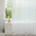 Waterproof Frosted Stall Shower Curtain Liner Long 54 x 78 Inch, Bpa-Free EVA Shower Liner with 3 Extra-Large Magnets, 54''W Plastic Bathroom Privacy Curtain Translucent