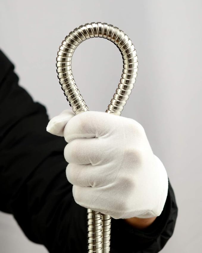 Purelux Shower Hose, 80 Inches Universal Handheld Showerhead Hose Made of Stainless Steel, Polished Chrome Finish