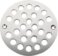 4 Inch Shower Drain Cover,Round Screw-in Floor Drain Cover,Easy-to-Install Replacement Cover