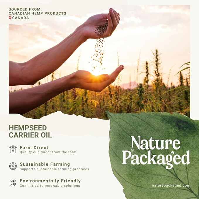 Hemp Seed Oil Direct from Canada - Hemp Seed Oil for Hair, Skin, Body - 1 Gallon