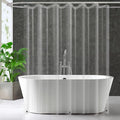 Extra Long Narrow Clear Plastic Shower Curtain Liner - Lightweight 54" x 79" Transparent Bathroom Shower Showroom Curtain Liner with Rustproof Metal Gromments and Weighted Magnet