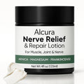 Alcura Nerve Cream, Alcura Neuropathy Lotion with Arnica, Magnesium for Body, Joint, Knee, Lumbar, Neck, Hand and Feet – 4 fl oz (1)