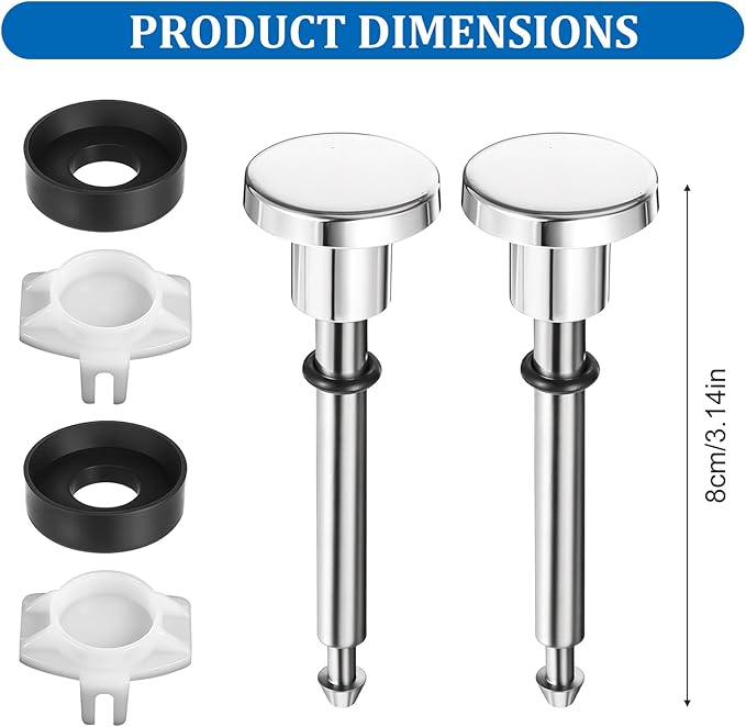 2 Set Tub Spout Diverter Repair Kit with Diverter Valve Stems Cup Seals Gates, Bathroom Shower Diverters, Tub Spout with Diverters Bathtub Leaky Faucet Repair Replacement Parts