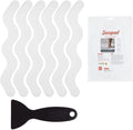 Patented 36 PCS Anti Slip Shower Stickers, Safety Bathtub Strips Adhesive Decals with Premium Scraper for Bath Tub Shower Stairs