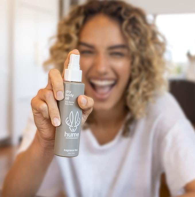 Hydrating Plant-based Body Oil Spray for Men and Women - 4 fl oz After Shower Bath Oil - Apricot Kernel and Prickly Pear Oil - Moisturizing Mist for Dry and Sensitive Skin - Vitamins and Antioxidants