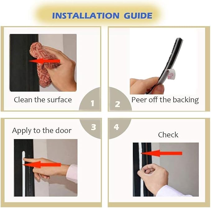 Weather Stripping Door Seal Brush for Sliding Windows/Doors Frame Side,Pile Self Adhesive Weatherstrip Seal Strip Soundproof Sealer Draft Stoppers(33ft 0.35''Wide x 0.2''Thick, Gray)