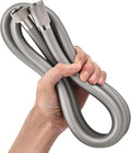 Silicone Shower Hose Extra Long,Explosion Proof Anti Winding Showerhead Hose,Used In Showerheads Spray Bidet Bathing Toilet Cleaning Flexible RV Shower Hoses Replacement (Brushed Nickel, 79 In)
