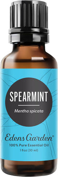 Edens Garden Spearmint Essential Oil- 100% Pure Premium Grade, Undiluted, Natural, Therapeutic, Aromatherapy, The Best for Diffuser, Candle, Laundry, Kid Safe 30 ml (1 fl oz)