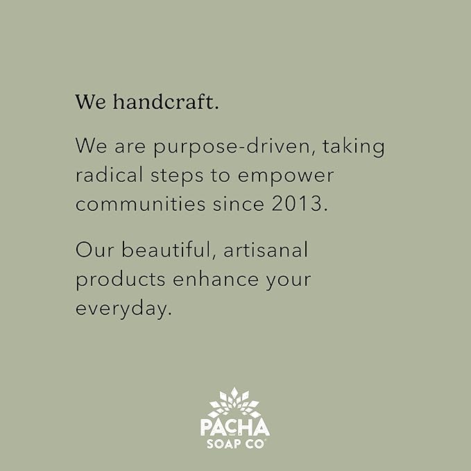 Pacha Soap Co. Bar Soap Variety Set - Signature Scents, Premium Handcrafted Trial & Travel Size Bars for Face, Hands & Body, Hydrating Formula with Clean Ingredients, Made in USA, 2-Pack, 7 oz Each