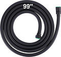 Aleasha 99 Inches Extra Long Shower Hose Attachment for Shower Head Extension - PVC Bathroom Bathing Hose Replacement With Brass Insert and Nut