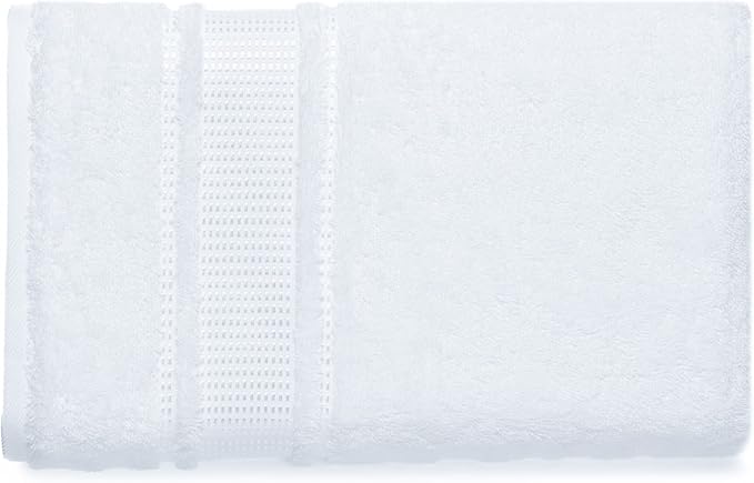 Melissa Linen, Fingertip Towels 4 Pack, 100% Turkish Cotton, Small Hand Towels for Body and Face, 12 x 18 in, Soft and Absorbent, Quick Dry, (White Fingertip Hand Towels)