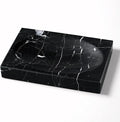 Marble Soap Dish for Shower - Stone Soap Tray Holder, Natural Soap Bar Holder Countertop Caddy, Marble Bathroom Accessories (Nero Marquina)