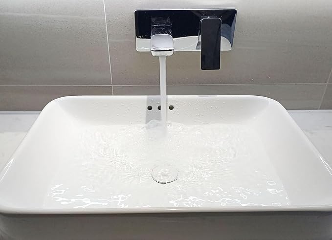 Bathtub Drain Stopper,Bathroom Sink Stopper，Drain Stopper, Sink Plug, Drain Plug, Silicone Stopper(1, Small+Large-Black)(Patented Design)