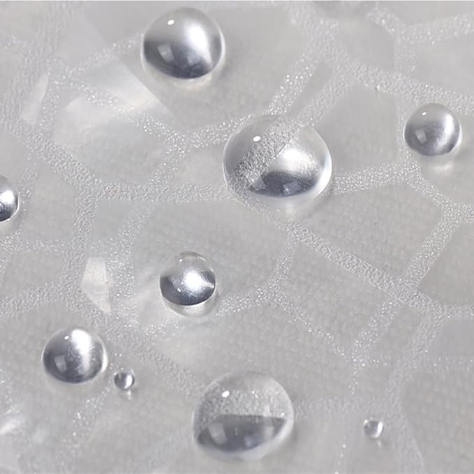 AooHome 36x72 Inch Shower Curtain Liner, EVA 3D Water Cube Shower Curtain with Bottom Magnets, Water Repellent, Heavy Duty, Semi Transparent