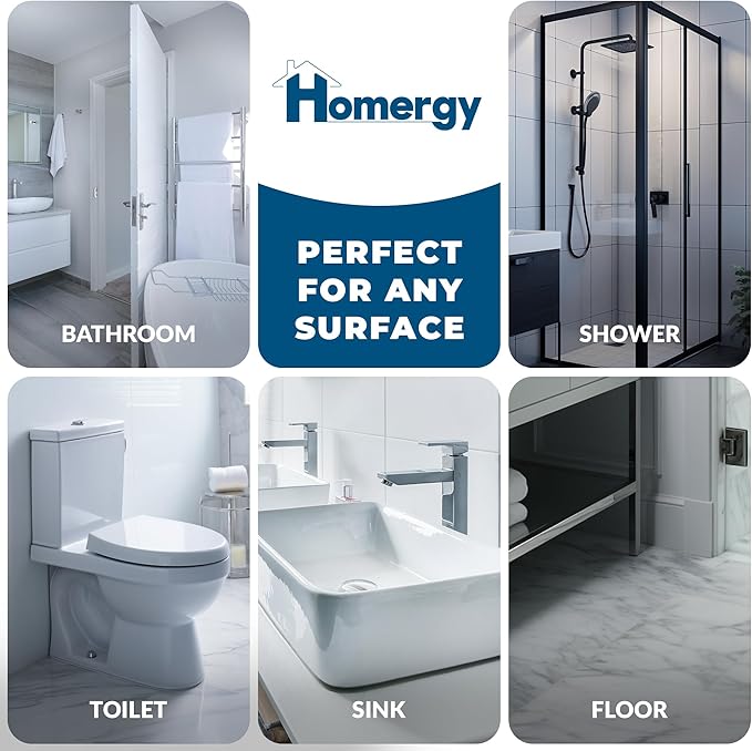 Anti-Slip Shower Stickers - Help Reduce Slipping in Bathtub & Shower, White Non-Slip Bath Strips, Strong Adhesive Bathtub Appliques Suitable for Homes with Kids, Adults & Seniors - 24 Pcs - Homergy
