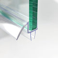 Shower Door Bottom Seal Strip 36 inch Frameless Shower Sweep for 1/2" (12mm) Thick Glass Ultra Clear Polycarbonate - Single Pack