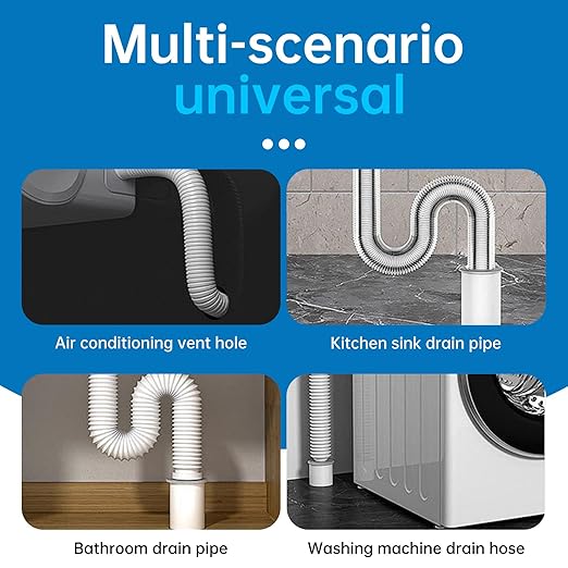 6 Pack Waterproof Seal Putty, White Duct Seal Repair Clay, Moldable Plumber's Putty for Electrical, Wall, Drain, Air Conditioning Holes, Quick Setting Air Leak Sealant