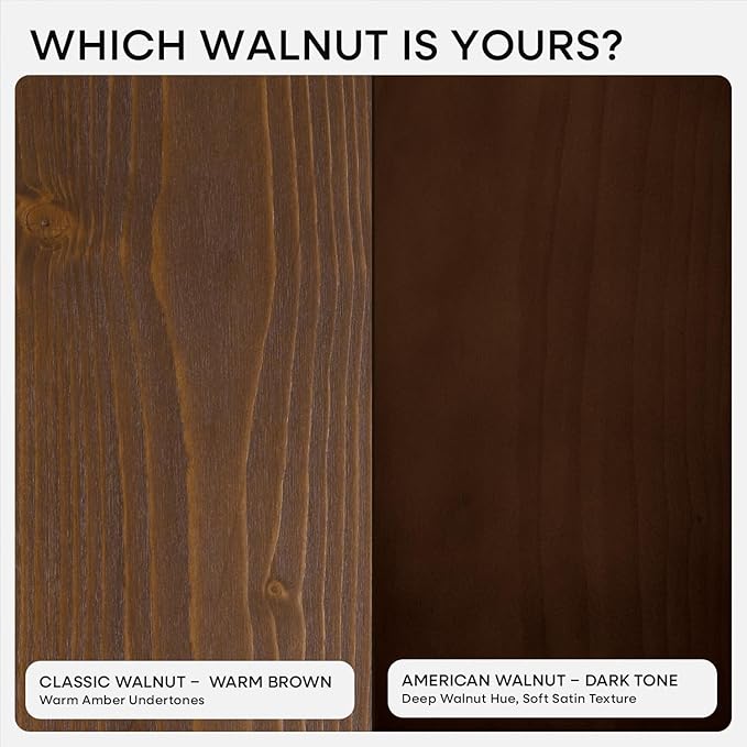 Homeforia Classic Walnut 16 inch Floating Shelf, High End Solid Real Wood Small 16inch Floating Shelves for Wall Mounted, 16in Floating Shelves, Heavy Duty Bracket, 16 X 6.5 X 1.75 inches, Set of 3