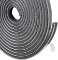 TORRAMI Felt Pile Weather Stripping 11/32 inch x 3/16 inch x 62 ft, Sliding Windows and Door Frame Side Brush Seal, Draft Stopper Soundproofing, Grey