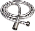 Shower Hose, Extra-Long Stainless Steel Handheld Shower Head Hose with Stainless Steel Insert and Nut,Brushed Nickel Finish (Silver, 118 Inches)