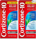 Cortizone 10 Maximum Strength Anti-Itch Cream with Soothing Aloe, 1% Hydrocortisone Creme, 2 oz. (Pack of 2)