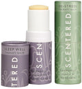 Scentered Aromatherapy Balm Stick Duo for Sleep & Stress-Relief - Roll On Essential Oil Blends of Lavender & Chamomile - Sleep Well & De-Stress - Sefl-Care Stocking Stuffers for Women
