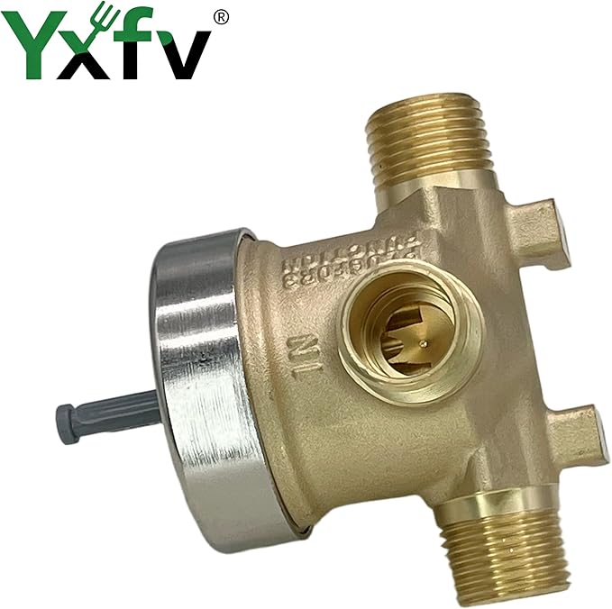 R11000 Shower Valve Kit, Suitable for Delta Faucet 3/6-Setting Diverter Rough-In, Brass Construction