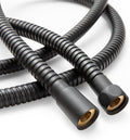 OFFO Shower Hose High Flow 0.43” Large Bore, 48 in Kink Free Stainless Steel Shower Head Hose Replacement G1/2”, Leak-proof Extra Long Flex Handheld for Pet Bathing Cleaning, Matte Black