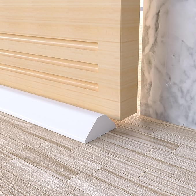 Collapsible Shower Threshold Water Dam, Shower Door Water Dam Barrier, Dry and Wet Separation Door Dam Water Stopper Kitchen Shower Threshold Silicon Water Blocker(39Inch)