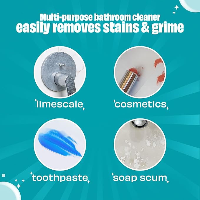 Scrubbing Bubbles Easy Clean Foaming Multipurpose Bathroom Cleaner, Continuous Spray Bottle, Fast Acting Foam, 13.58 Ounce (Pack of 2)