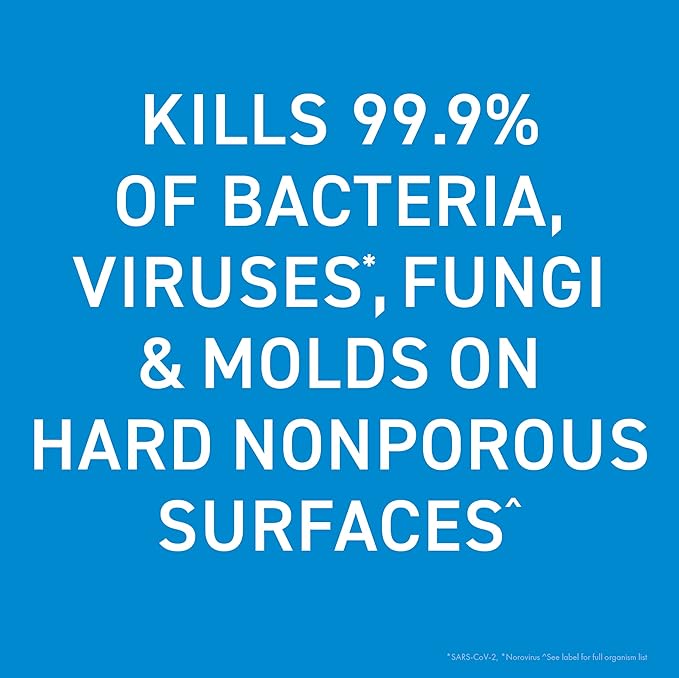 Bioesque Botanical Disinfectant Solution, Heavy Duty Broad-Spectrum Disinfectant, Kills 99.9% of Bacteria, Viruses*, Fungi, & Molds, 32 Fluid Ounce (Pack of 1)