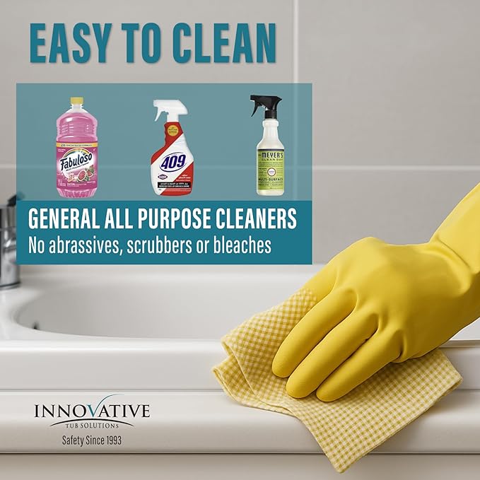 Tub Guard Anti Slip - Clear Bathtub & Shower Grip Textured Non Slip Coating for Slippery Tubs or Shower Floors - 4 oz.