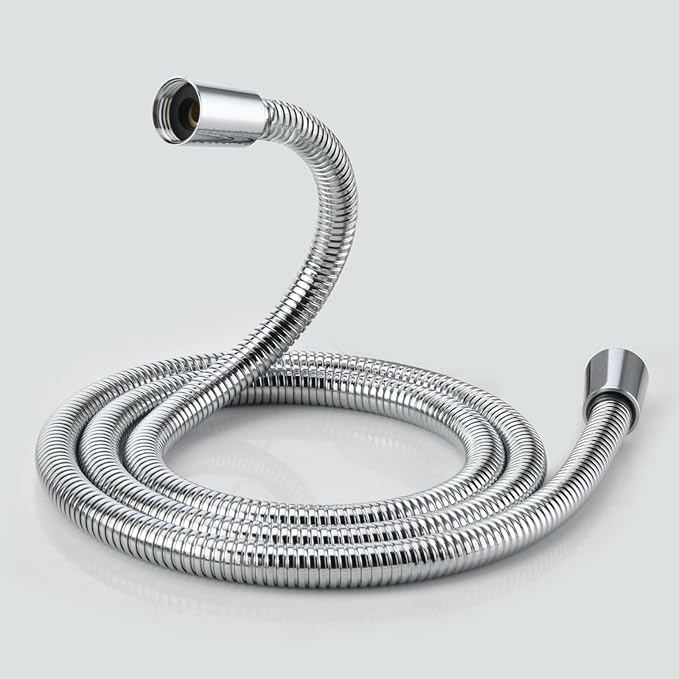Chorme Shower Hose Extra Long 304 Stainless Steel Handheld Showerhead Hoses,Anti Winding Interface, With Brass Insert And Nut - durable Rv Shower Hose Replacement Soft 59 Inches Bidet Hoses