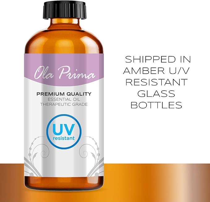 Ola Prima Therapeutic Grade Peppermint Essential Oil - 8 Fluid Ounces
