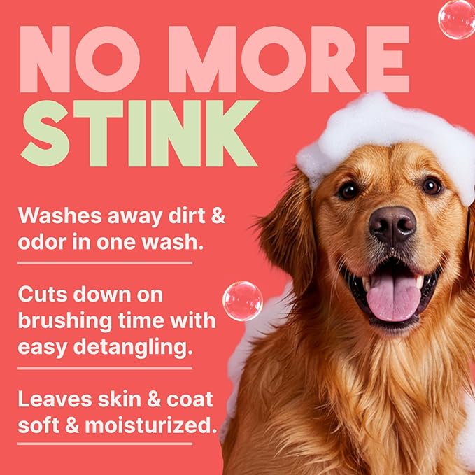 TropiClean Watermelon Refreshing 2-in-1 Cat & Dog Shampoo and Conditioner | Cat & Dog Bath Supplies | 20 oz | Made in The USA