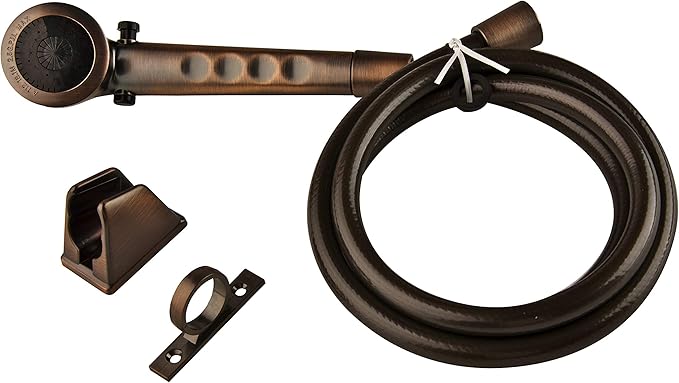 Dura Faucet DF-SA130-ORB RV Economical Shower Head and 60-inch Hose Kit - Water-Saving Trickle Switch (Oil Rubbed Bronze)