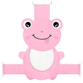 Baby Bath Seat Support Net, Quick Drying, Adjustable, Comfortable, Non-Slip, Infant Bathtub Sling Shower Mesh for a Tub, Soft Newborn Bath Mat (Deep Pink Frog)