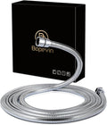 Stainless Steel Shower Hose, Extra Long 118 Inches, Handheld Shower Head Hose Replacement, Brass Insert & Nut, G1/2 Universal Standard Connection, Anti-Explosion Anti-Kink Leakproof, Chrome