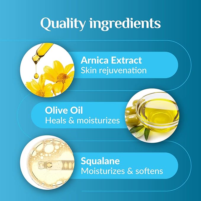 Wellness Professional Arnica Therapy 4oz Massage Cream, Cream for Bruising, Olive Oil, Arnica Extract, Unscented, Hypoallergenic, Natural, Skin Moisturizing & Hydrating, Deep Tissue, Wellness