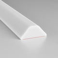 Collapsible Shower Threshold Water Dam, Shower Door Water Dam Barrier, Dry and Wet Separation Door Dam Water Stopper Kitchen Shower Threshold Silicon Water Blocker(98Inch)