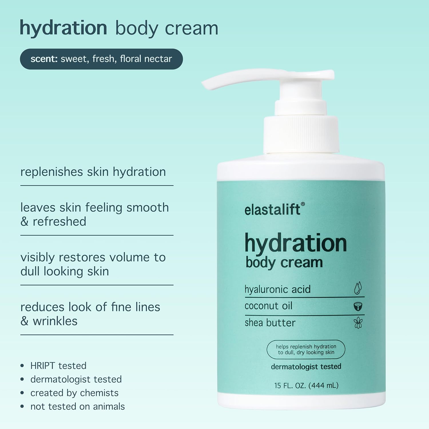 Elastalift Hyaluronic Acid Moisturizer Body Lotion | Anti Aging Skin Care Body Cream & Face Lotion Diminishes Look Of Wrinkles, Sagging Skin, Crepey Skin, Cellulite, Stretch Marks, & Dry Skin, 2-Pack