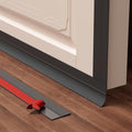 Door Seal Strip for Door Frame, 36ft Silicone Door Gap Filler, Shower Glass Door Seal Strip Bottom & Side Sealing, 2 Inch Wide Weather Stripping