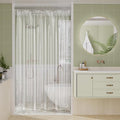 Amazer Clear Shower Curtain Liner, 60x72 Plastic Shower Liner PEVA Medium Weight Inside Shower Curtain for Bathroom with Rustproof Grommets