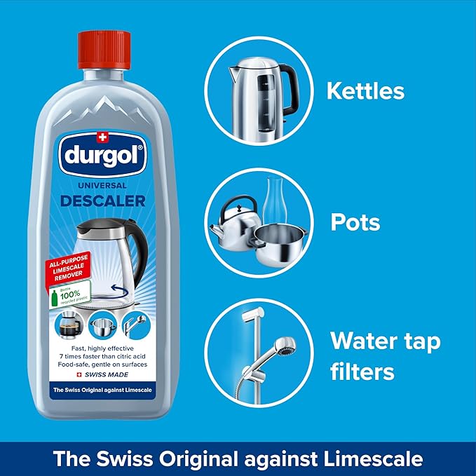 Durgol Universal Multipurpose Descaler/Decalcifier for Kitchen and Household Items, 25.4 Ounce
