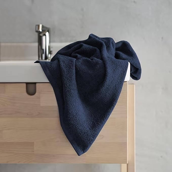 Delara 100% Organic Cotton Towels 650 GSM Plush Feather Touch Quick Dry Bath Towel, Pack of 8 GOTS Certified, Oeko-Tex Green Certified, Organic Cotton Bath Towel, 30"X58"