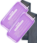 REVIX Large Ice Packs for Injuries, 2 Packs Hot & Cold Gel Ice Packs with PVC Cooling Design & Adjustable Strap, Flexible Therapy on Joints, Muscles, Shoulder, Back and Knee (12" x 6" Purple)